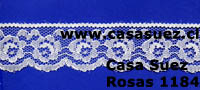 Blonda 1702
3.3cms. Ancho
Pza: 10mts